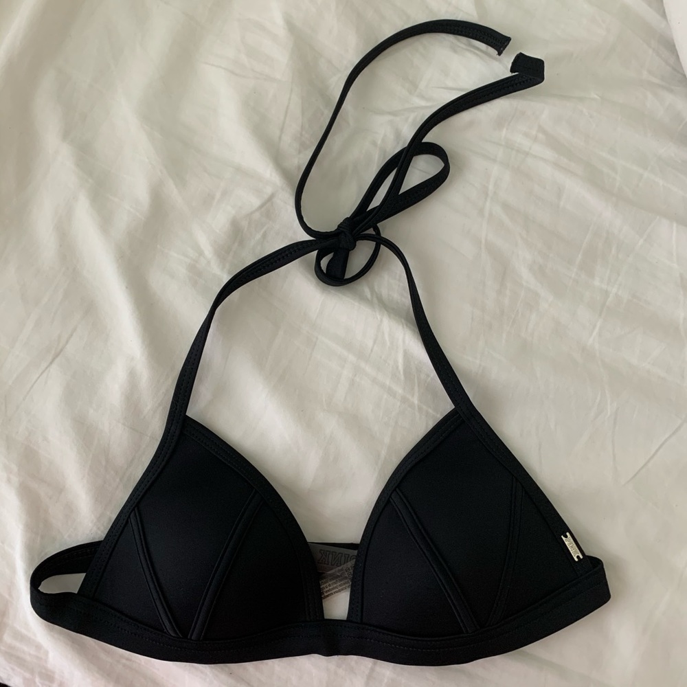 PINK triangle push up bikini top